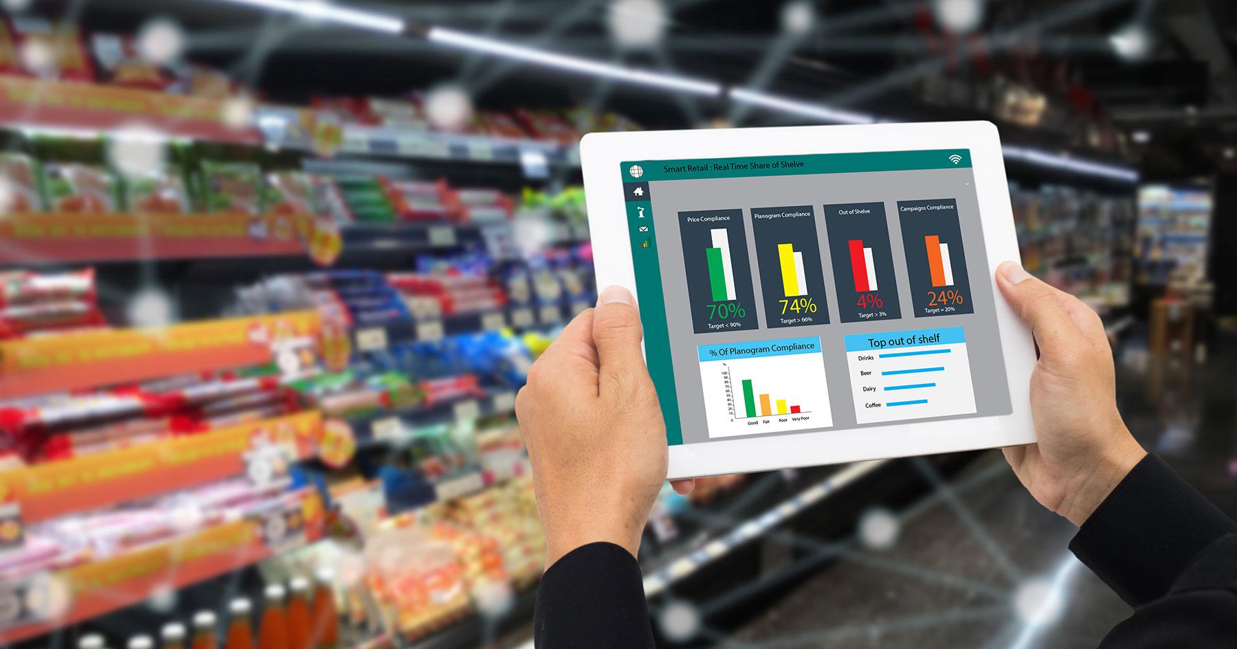 O uso de inteligência artificial em supermercados