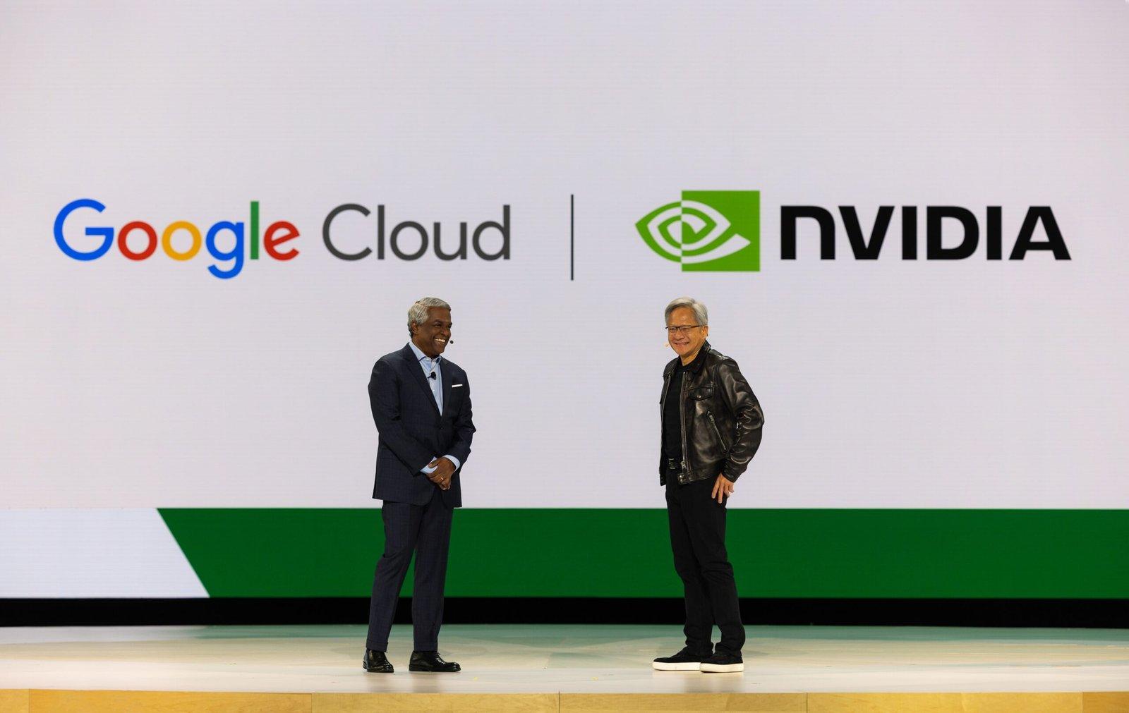 Google e Nvidia expandem parceria para serviços de IA