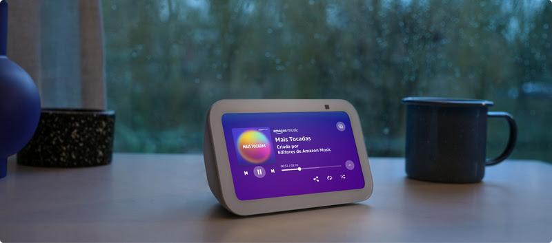 Amazon lança no Brasil o Echo Show 5