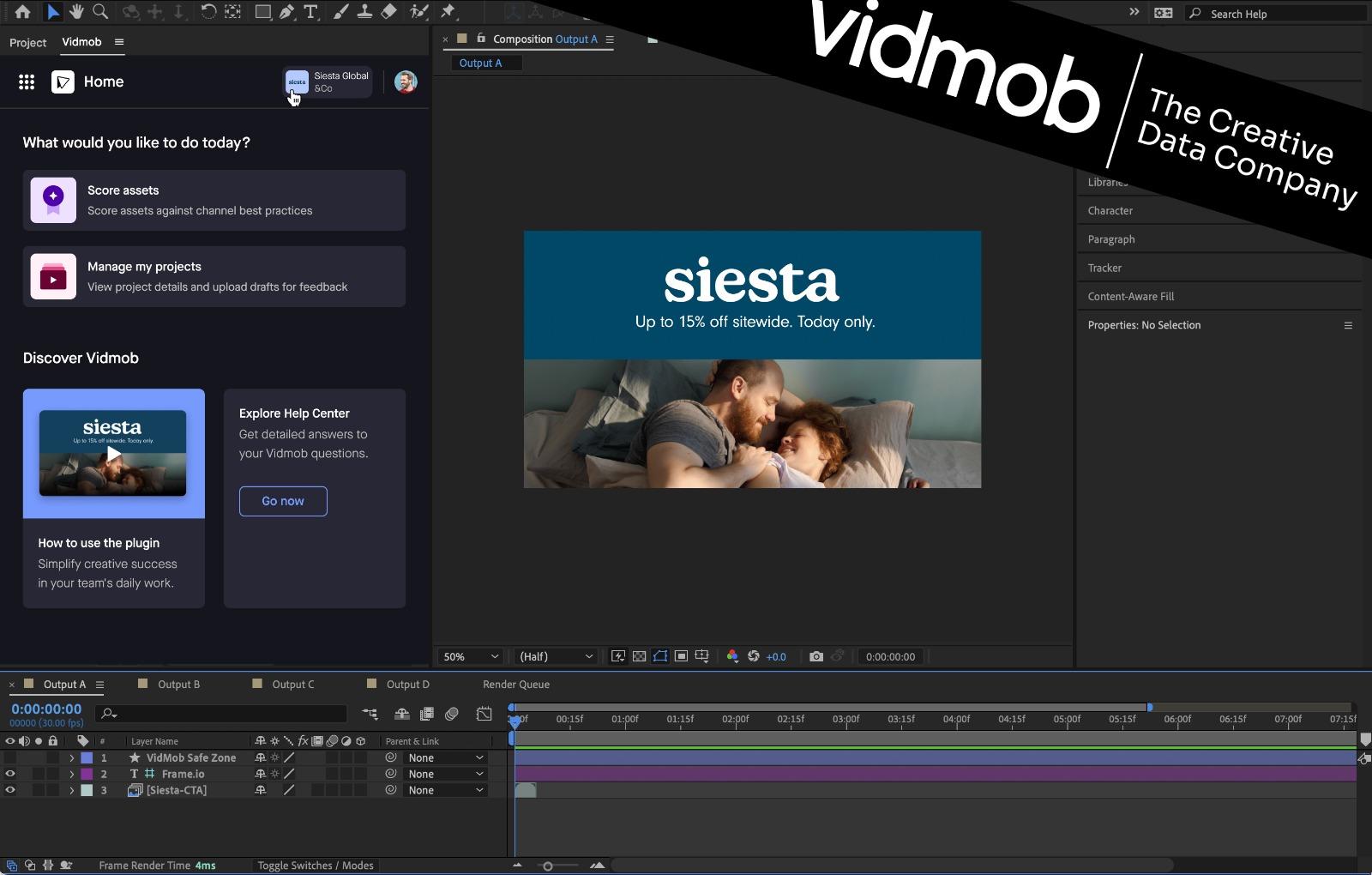 Com foco em IA generativa, Vidmob lança plugin para Adobe After Effects