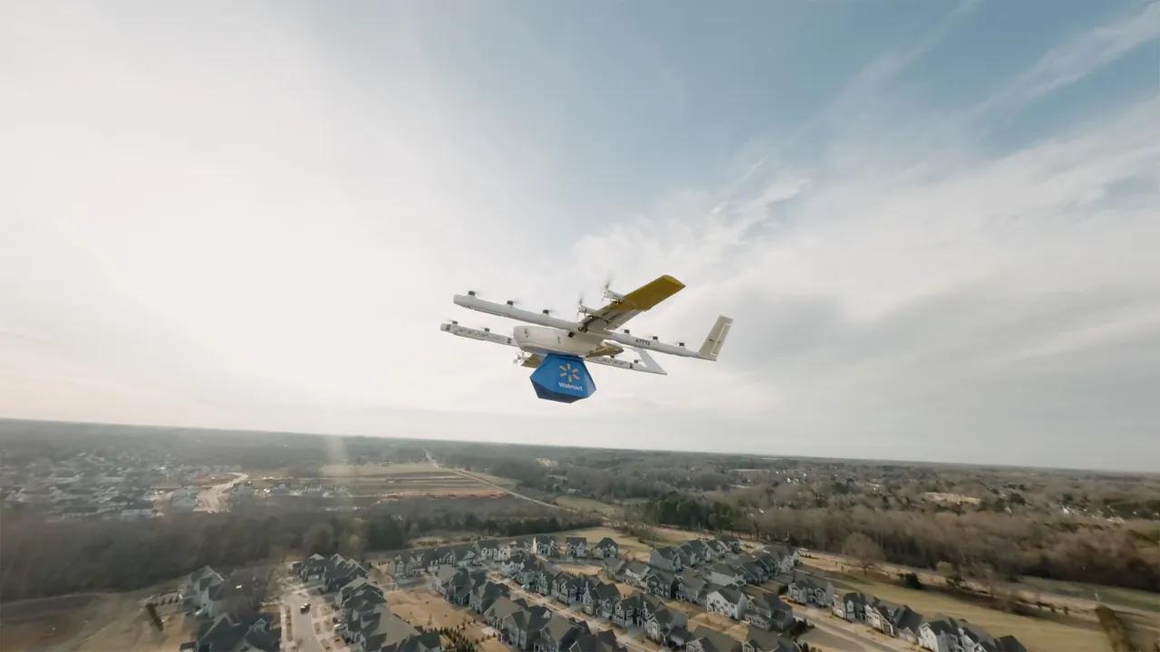 Walmart anuncia a expansão do serviço de entrega por drones