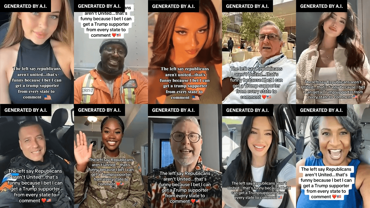 Avatares falsos fazem propaganda pró-Trump nas redes sociais