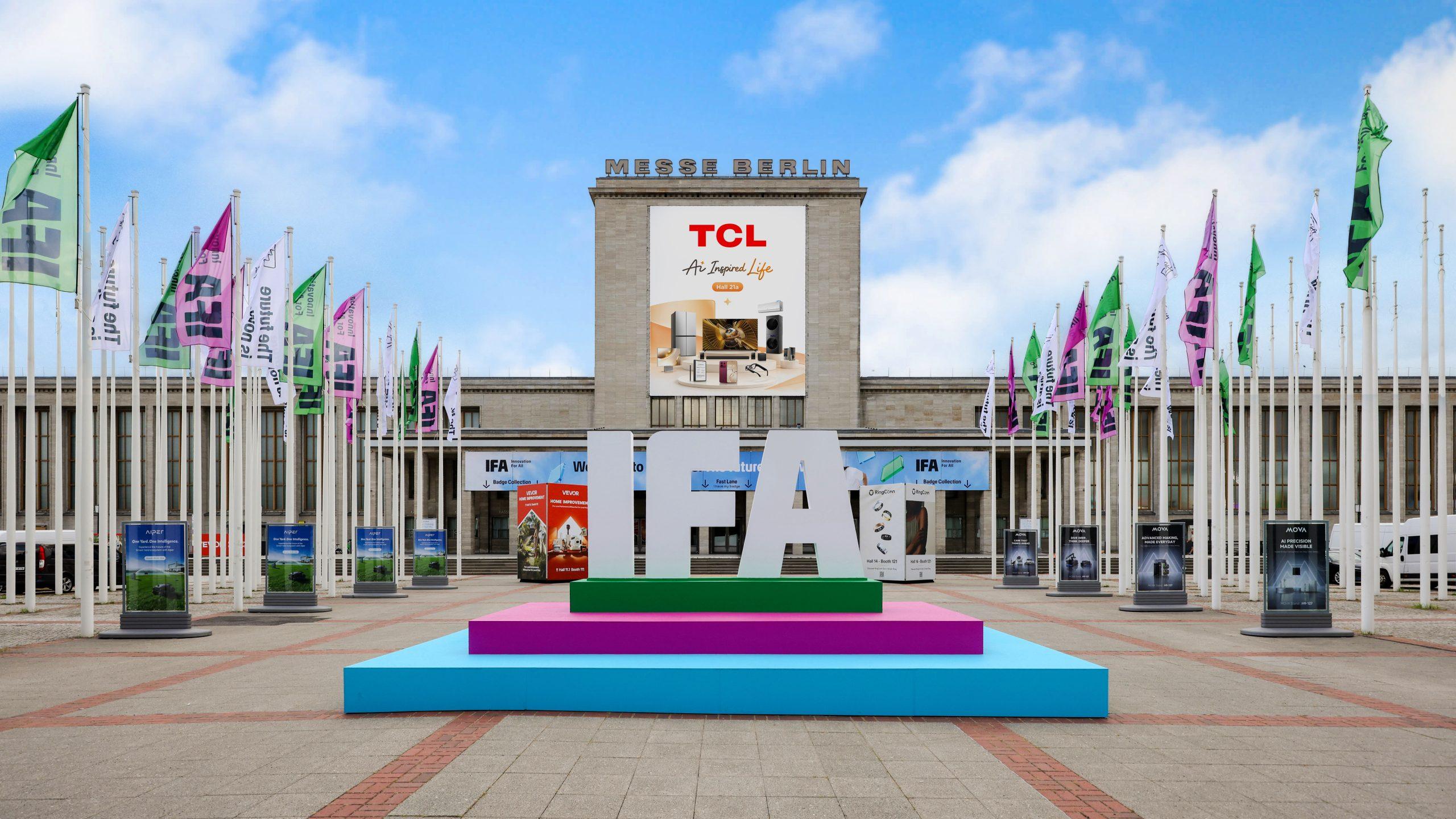 TCL exibe visão de vida interconectada por IA na IFA 2026