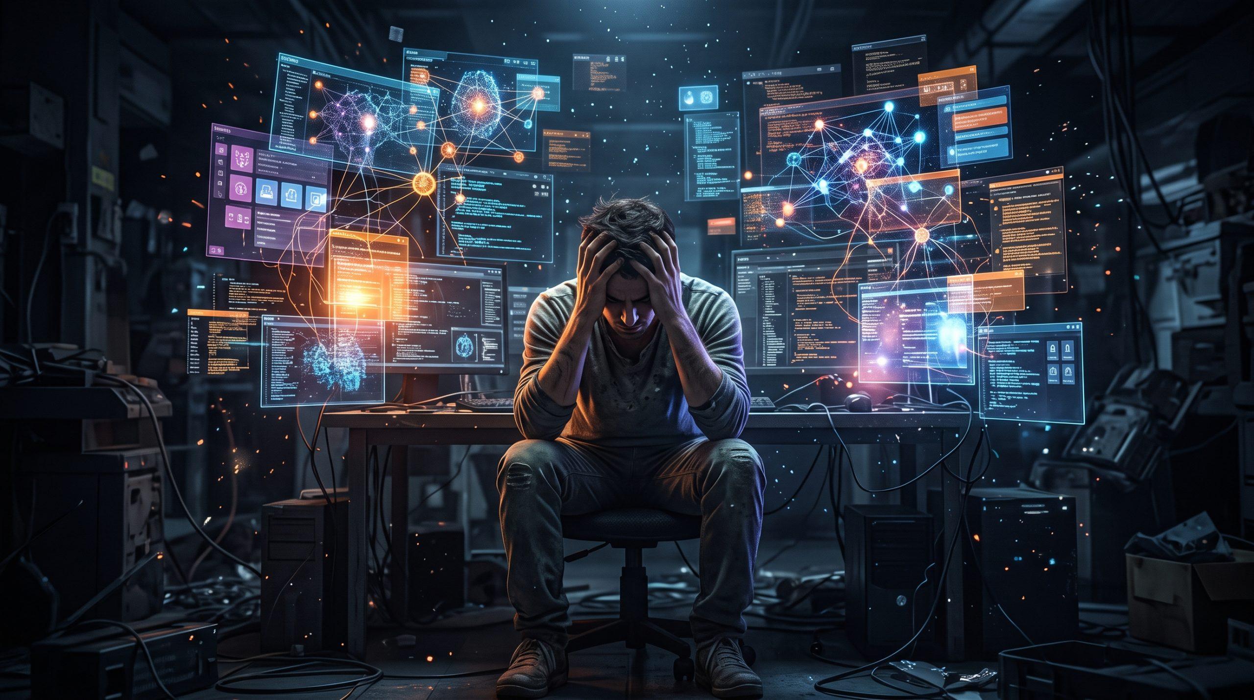 Profissionais mais avançados em IA relatam o dobro de burnout