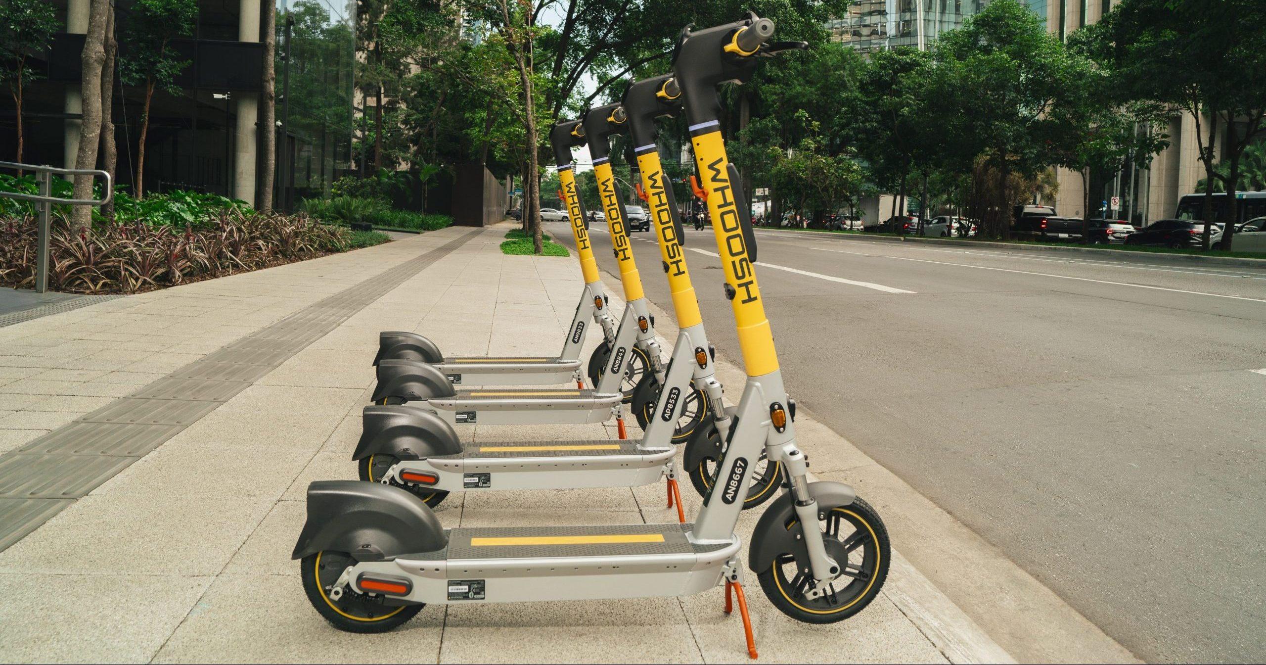 Whoosh deve dobrar frota de patinetes elétricos até o final de 2025